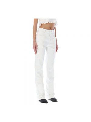 Proste jeansy Isabel Marant białe