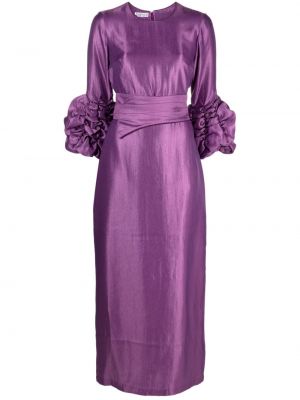Dlouhé šaty Baruni fialová