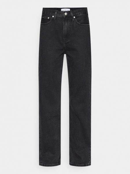 Proste jeansy Calvin Klein Jeans czarne