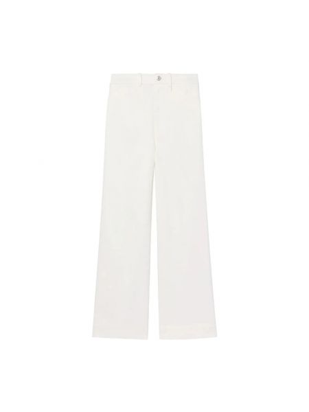 Białe spodnie relaxed fit Proenza Schouler