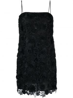 Csipkés virágos ruha Zimmermann fekete