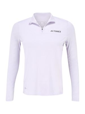Marškinėliai ilgomis rankovėmis Adidas Terrex sidabrinė