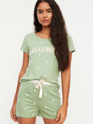 Pidžama Trendyol zaļš
