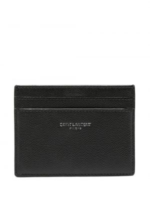 Kožená peňaženka Saint Laurent Pre-owned čierna