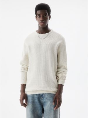Pullover Pull&bear бяло