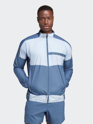 Priliehavá športová bunda Adidas - modrá