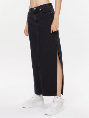 Spódnica jeansowa Calvin Klein Jeans czarna