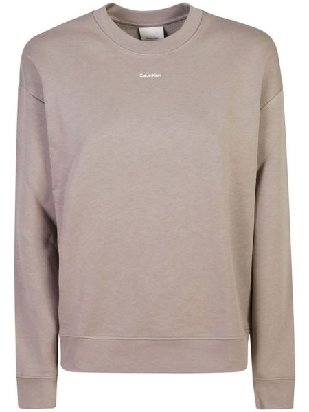 Baskılı sweatshirt Calvin Klein gri