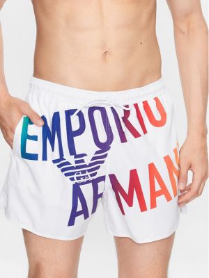 Hlače Emporio Armani Underwear bela