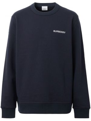 Rund hals brodert sweatshirt Burberry blå