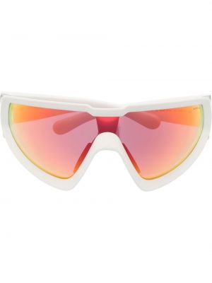 Sluneční brýle Moncler Eyewear bílé