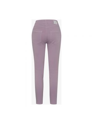 Pantalones ajustados Brax violeta