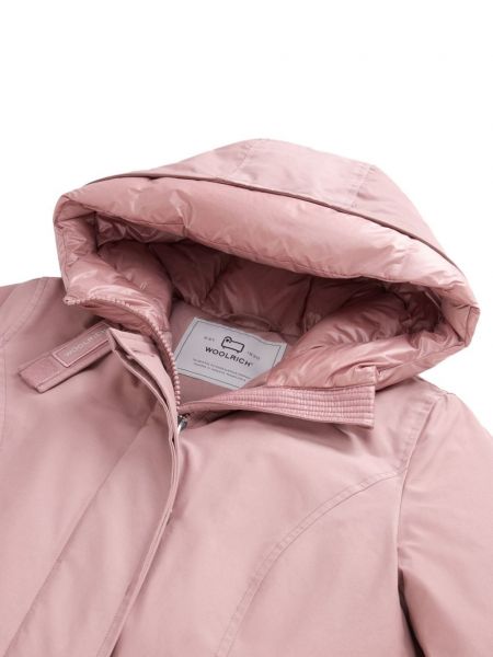 Uzun ceket Woolrich pembe