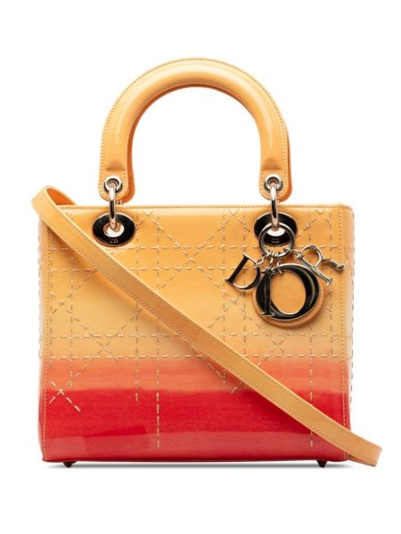Чанта за чанта Christian Dior Pre-owned оранжево