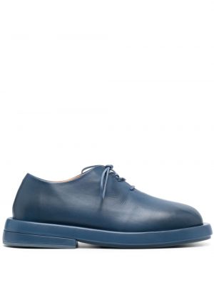Pantofi cu șireturi din piele din dantelă Marsell albastru