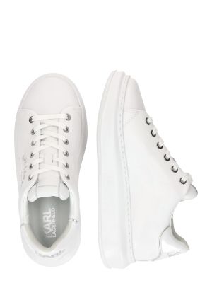 Bőr sneakers Karl Lagerfeld fehér