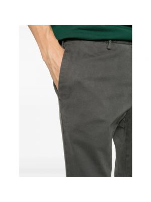 Pantalones de algodón Incotex gris