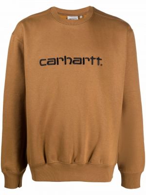 Brodert sweatshirt Carhartt Wip brun