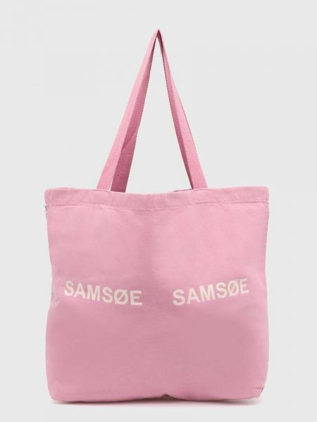 Shopperka Samsoe Samsoe różowa