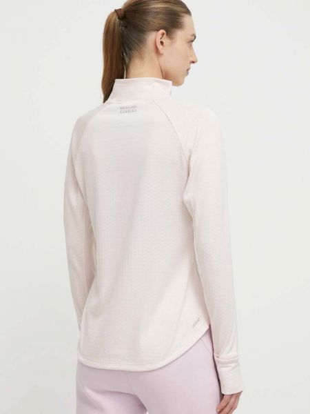Tricou cu mânecă lungă cu fermoar New Balance roz