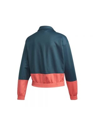 Sweter na zamek Adidas Originals niebieski