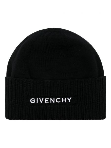 Hue med broderier Givenchy sort