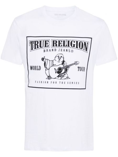 Tricou din bumbac cu imagine True Religion