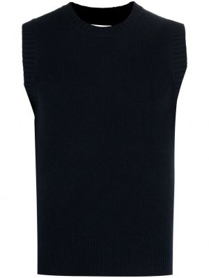 Kašmyro megztinis be rankovių Extreme Cashmere mėlyna