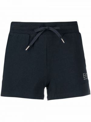 Shorts à imprimé Ea7 Emporio Armani bleu
