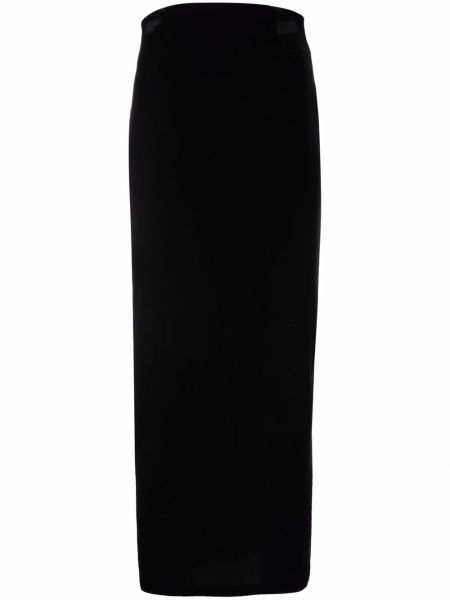 Falda de tubo ajustada Emporio Armani negro
