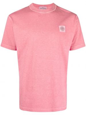 Тениска Stone Island розово