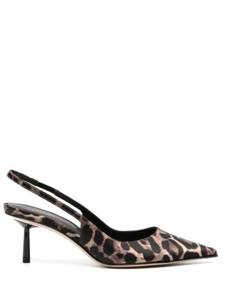 Pantofi cu toc cu imagine cu model leopard Le Silla