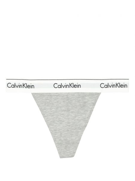 Tanga Calvin Klein gris