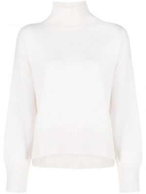 Кашмирен пуловер Barrie бяло