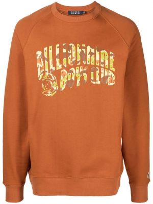 Sweter z nadrukiem Billionaire Boys Club brązowy