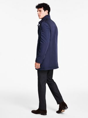 Приталенное пальто Calvin Klein синее