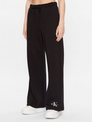 Pantaloni tuta Calvin Klein Jeans nero