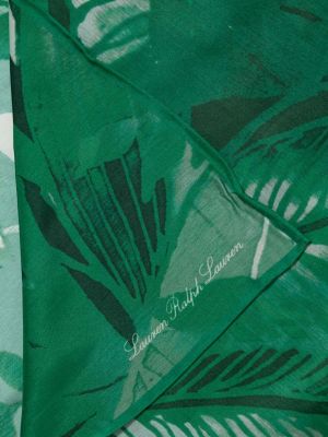 Hedvábný šátek Lauren Ralph Lauren zelený