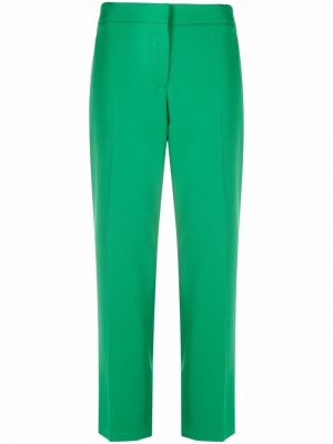 Pantalones rectos Alexander Mcqueen verde