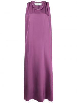 Rochie de mătase Valentino violet