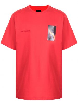 Camiseta con estampado Juun.j rojo