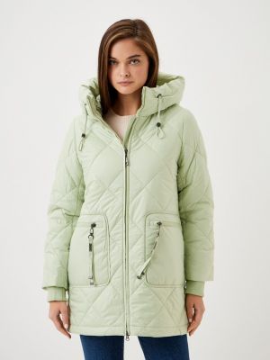 Утепленная демисезонная куртка Brostem зеленая