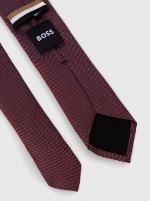 Krawat Boss bordowy