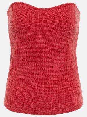 Кашмирен вълнен пуловер Isabel Marant розово
