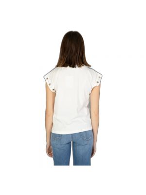 Camisa de algodón Desigual blanco