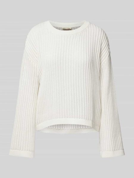Dzianinowy sweter w jednolitym kolorze Esmé Studios biały