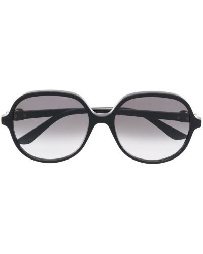 Occhiali da sole oversize Cartier Eyewear nero