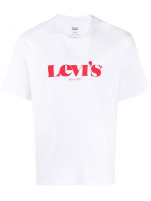 Camiseta con estampado Levi's blanco