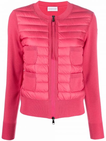 Lang jakke Moncler rosa