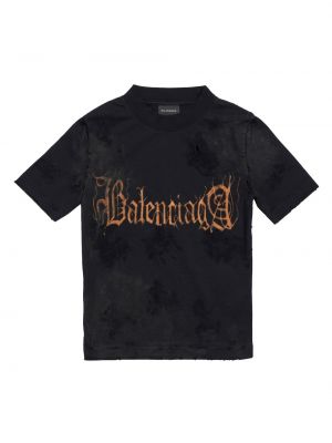 Черная футболка Balenciaga